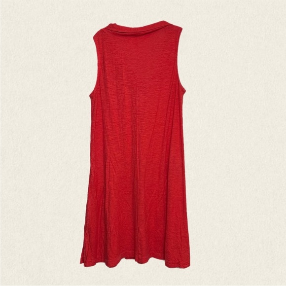 Eileen Fisher Sleeveless Cowl Neckline Hemp/Organic Cotton BlendDress. - Picture 4 of 9